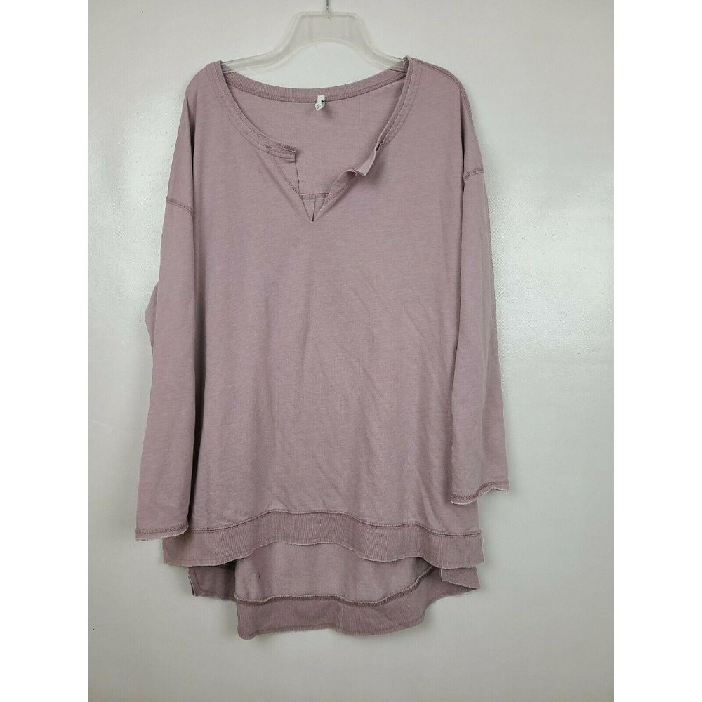 Z Supply Tunic Top Oversized High Low V-Neck XL